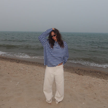 The Dockside Henley Long sleeve
